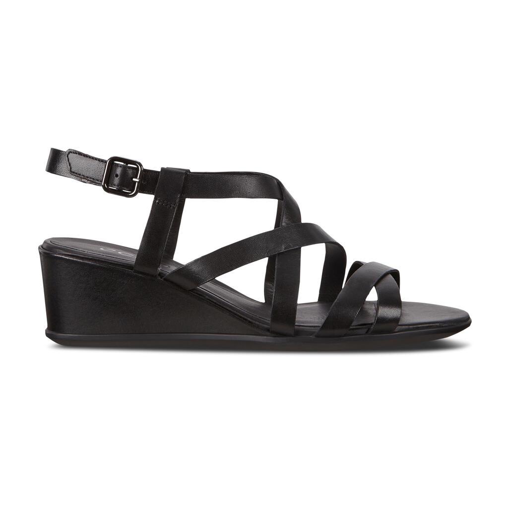 Sandales Compensées Ecco Shape 35 Femme Noir 5761-LOMSB